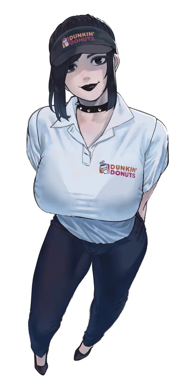 Goth dunkin' donuts thumbnail