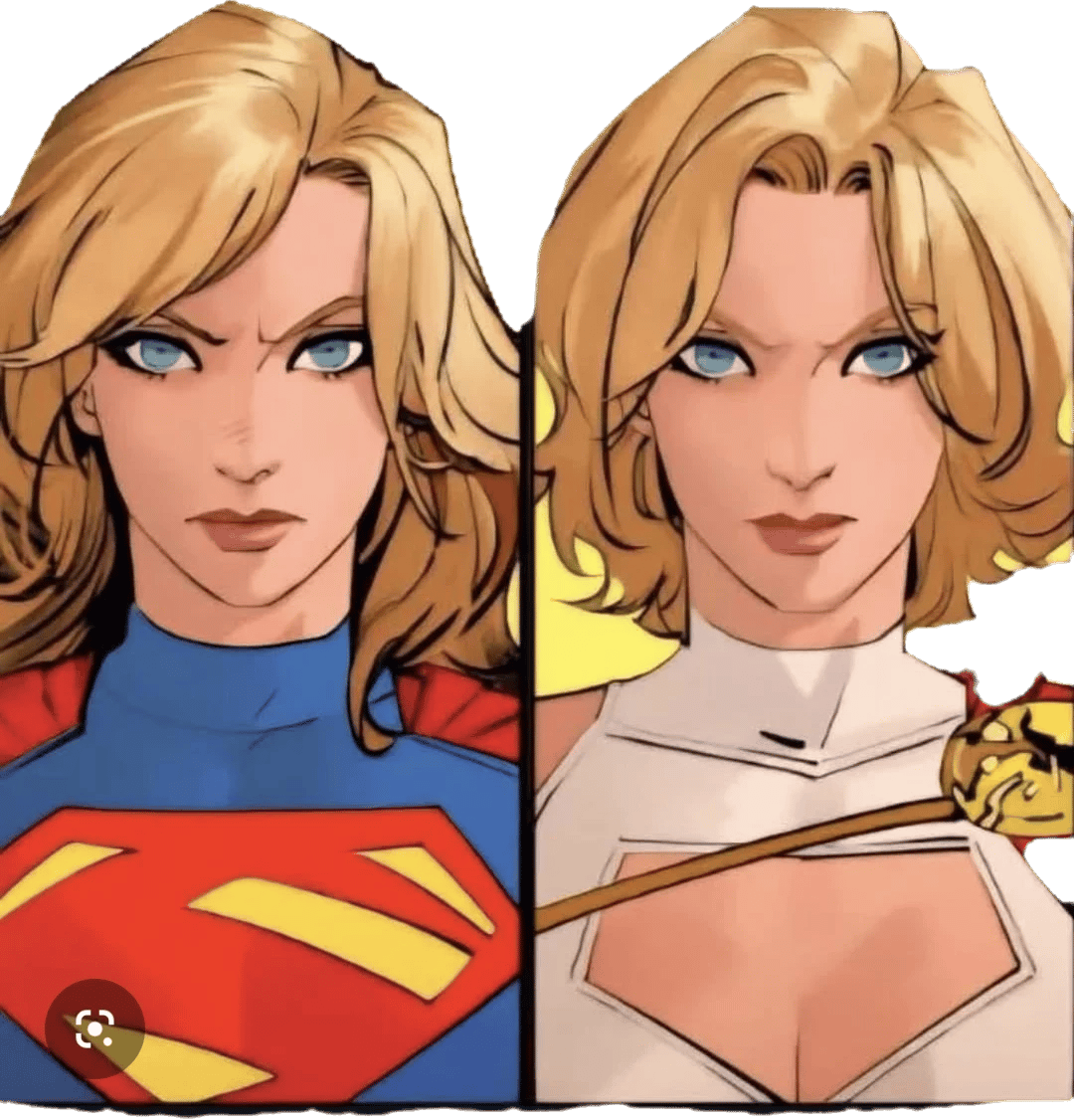 Paige Stellar aka Power Girl and Kara Danvers aka Supergirl thumbnail