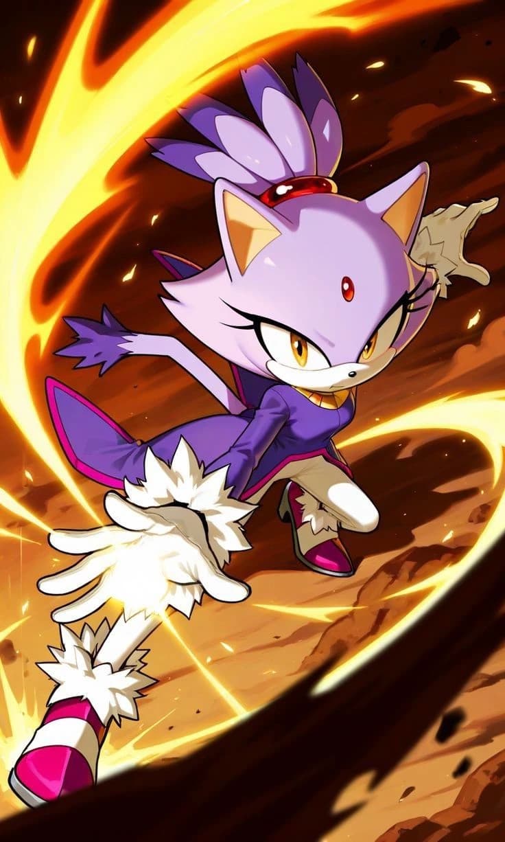 Blaze the cat thumbnail