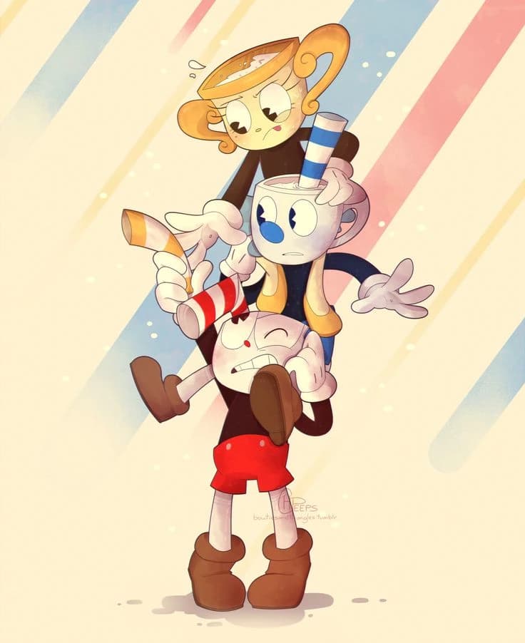 Cuphead mugman and miss chalice thumbnail