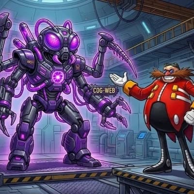 Dr. I "Eggman" Robotnik s NEW PRODUCTION COG-WEB-BOT thumbnail
