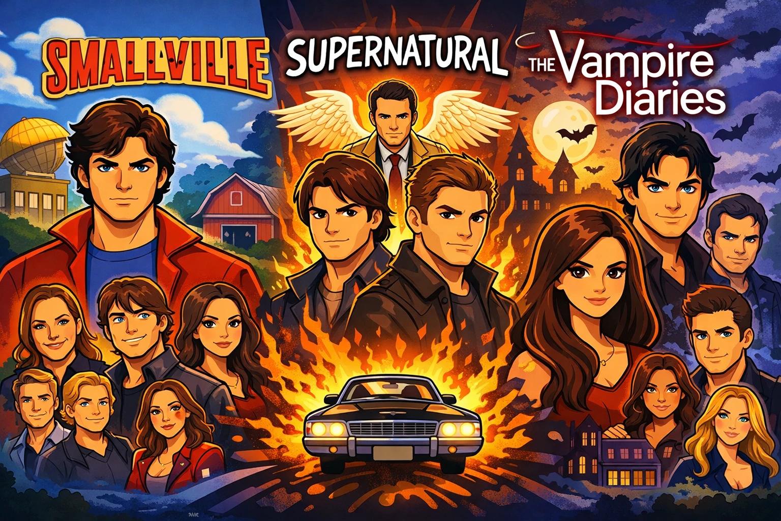 SMALLVILLE x SUPERNATURAL x VAMPIRE DIARIES  thumbnail