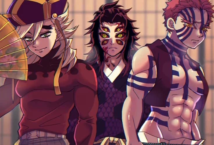 Kokushibo, Akaza, and Doma  thumbnail