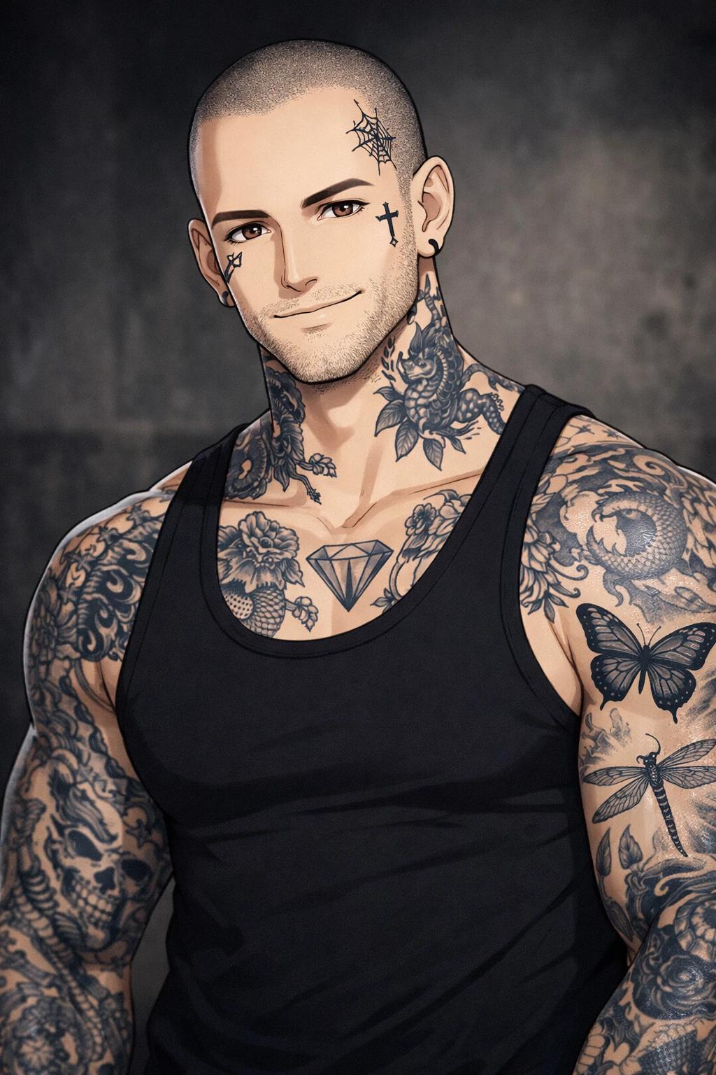 Caleb Mortain - Muscular, Tattooed, Kind Man thumbnail