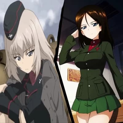 Erika Itsumi and Nonna from Girls and Panzer thumbnail