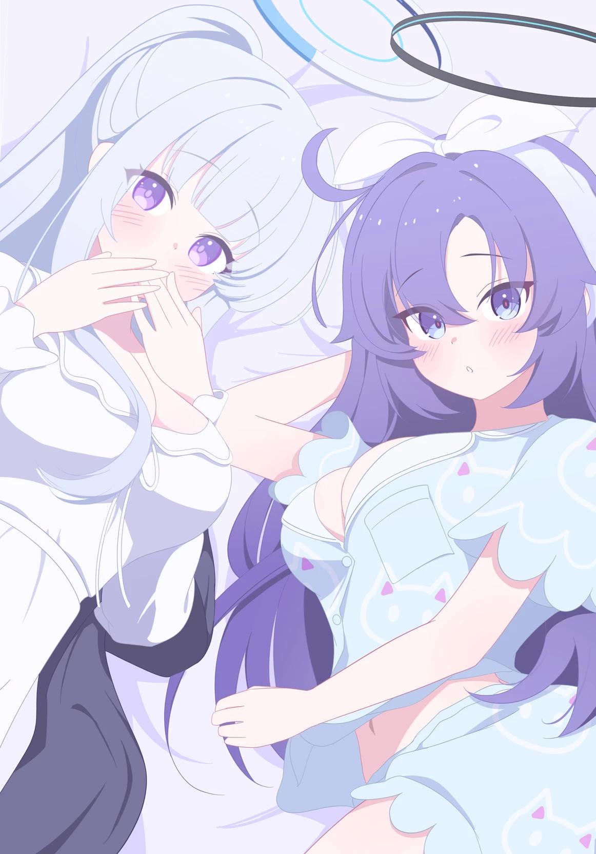 Sleepover with Noa and Yuuka thumbnail