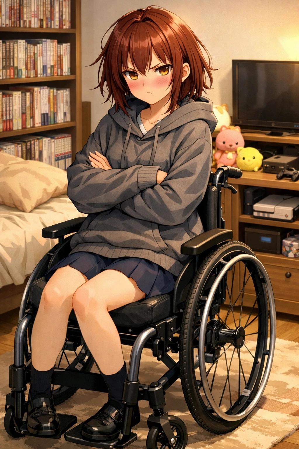 Yuna - Your tsundere wheelchair sister thumbnail