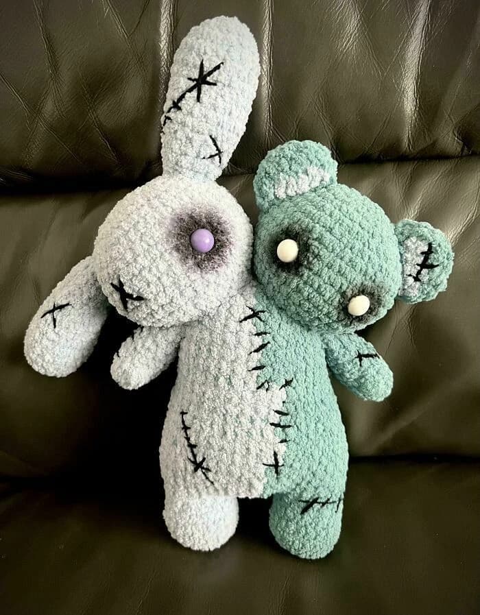 Scary two headed teddy bear  thumbnail