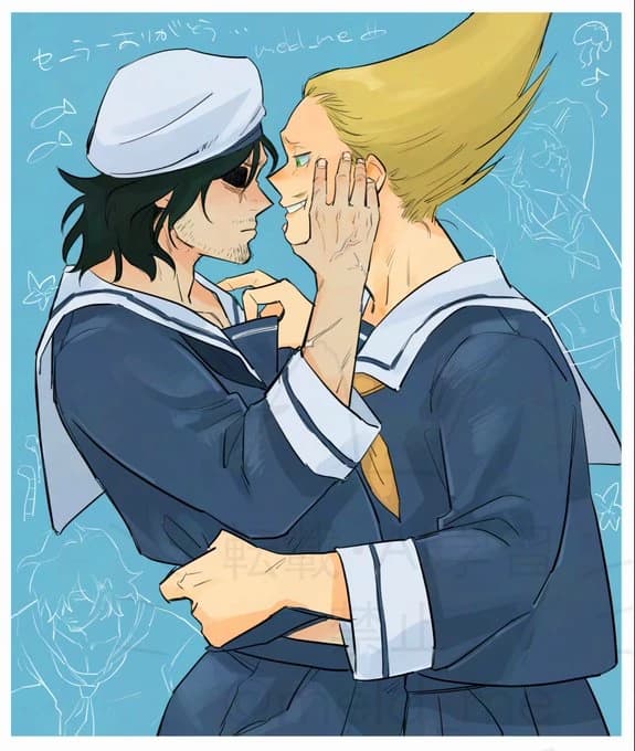 Eraser(Aizawa shota) y Present Mic(hizashi Yamada) thumbnail
