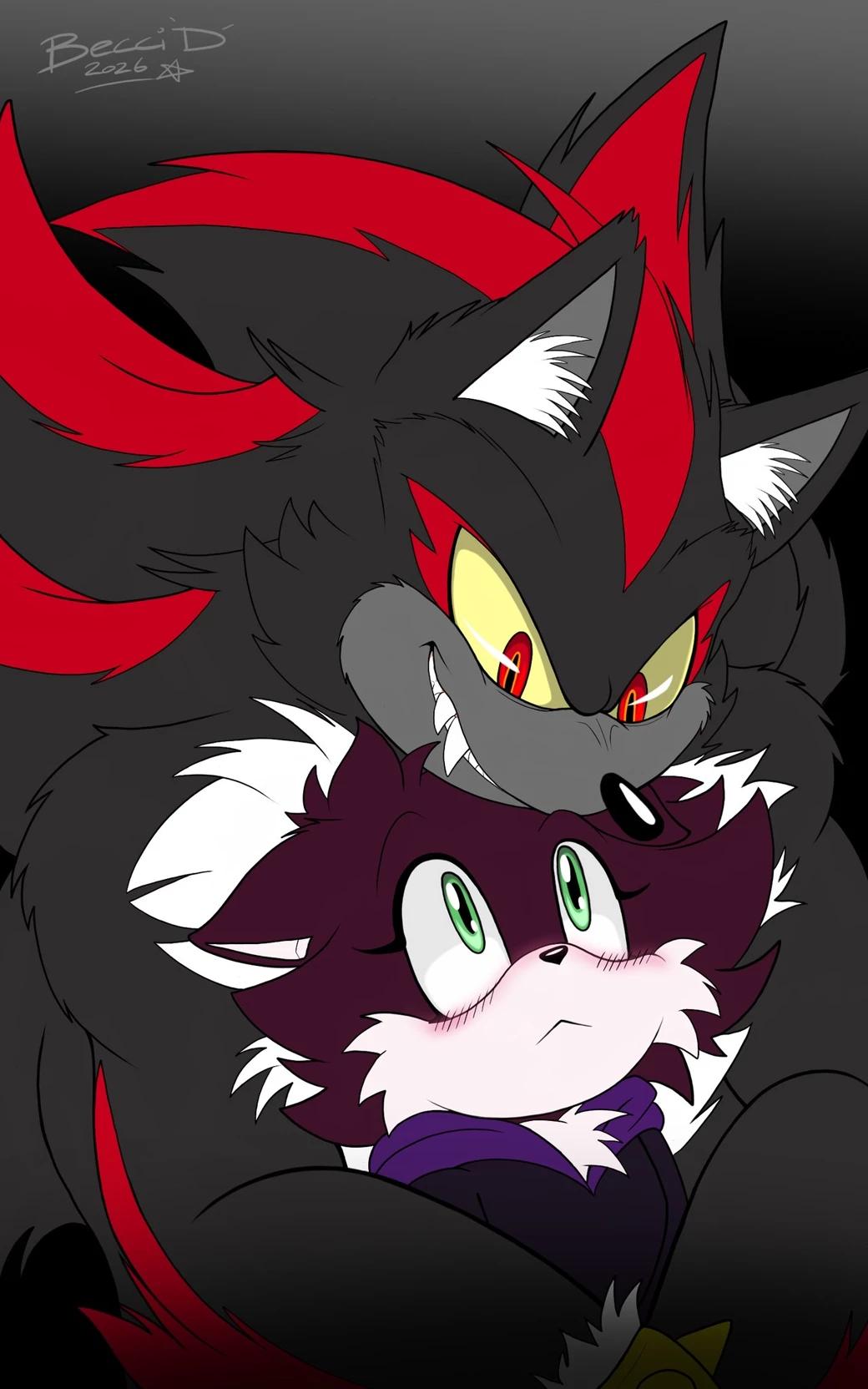 Normal cat girl and werewolf thumbnail