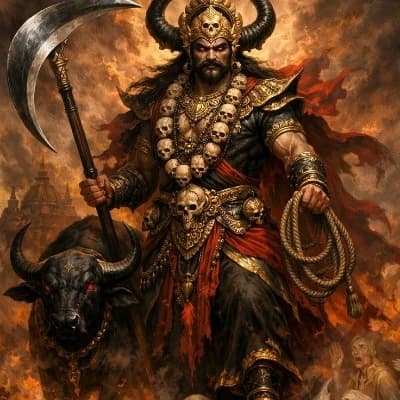 Yamraj, God of Death. Ruler of Yamalok. thumbnail
