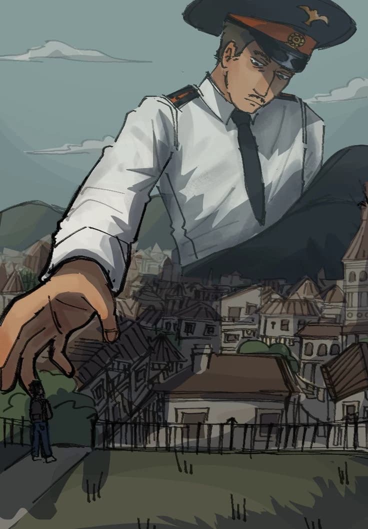 Giant police officer thumbnail