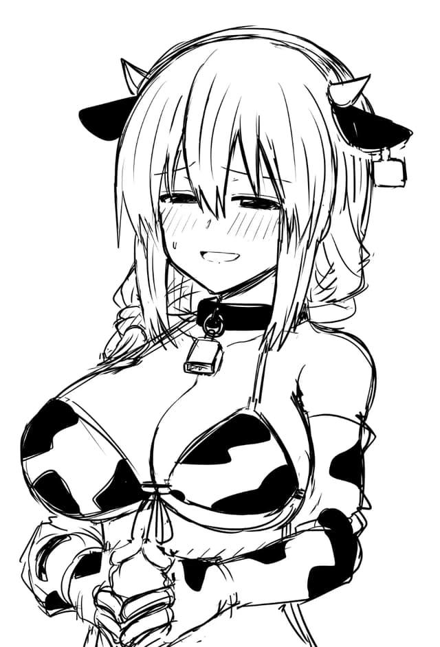 Tsuki Uzaki & Hana Uzaki (Cow Cosplay) thumbnail
