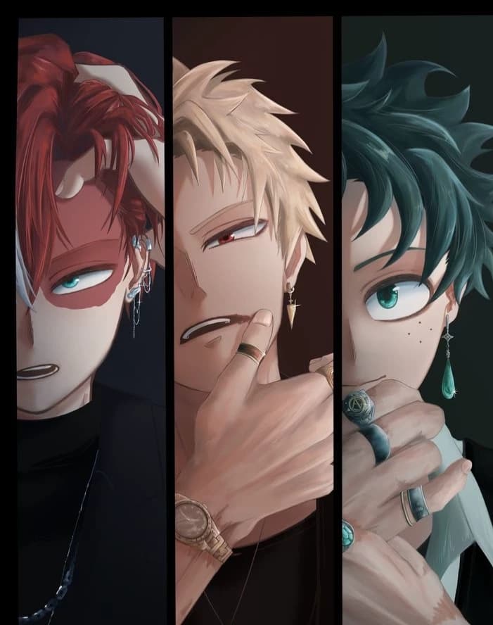 Shoto, bakugo , izuku thumbnail