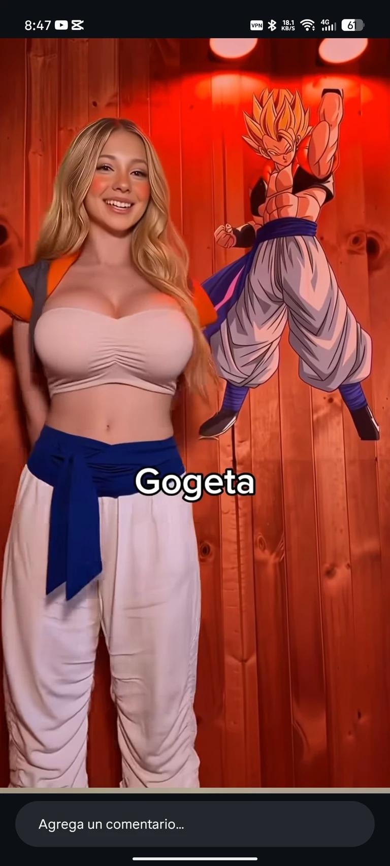 Grecie bestie cosplay Gogeta thumbnail