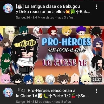 Pro heroes + class 1-A react thumbnail