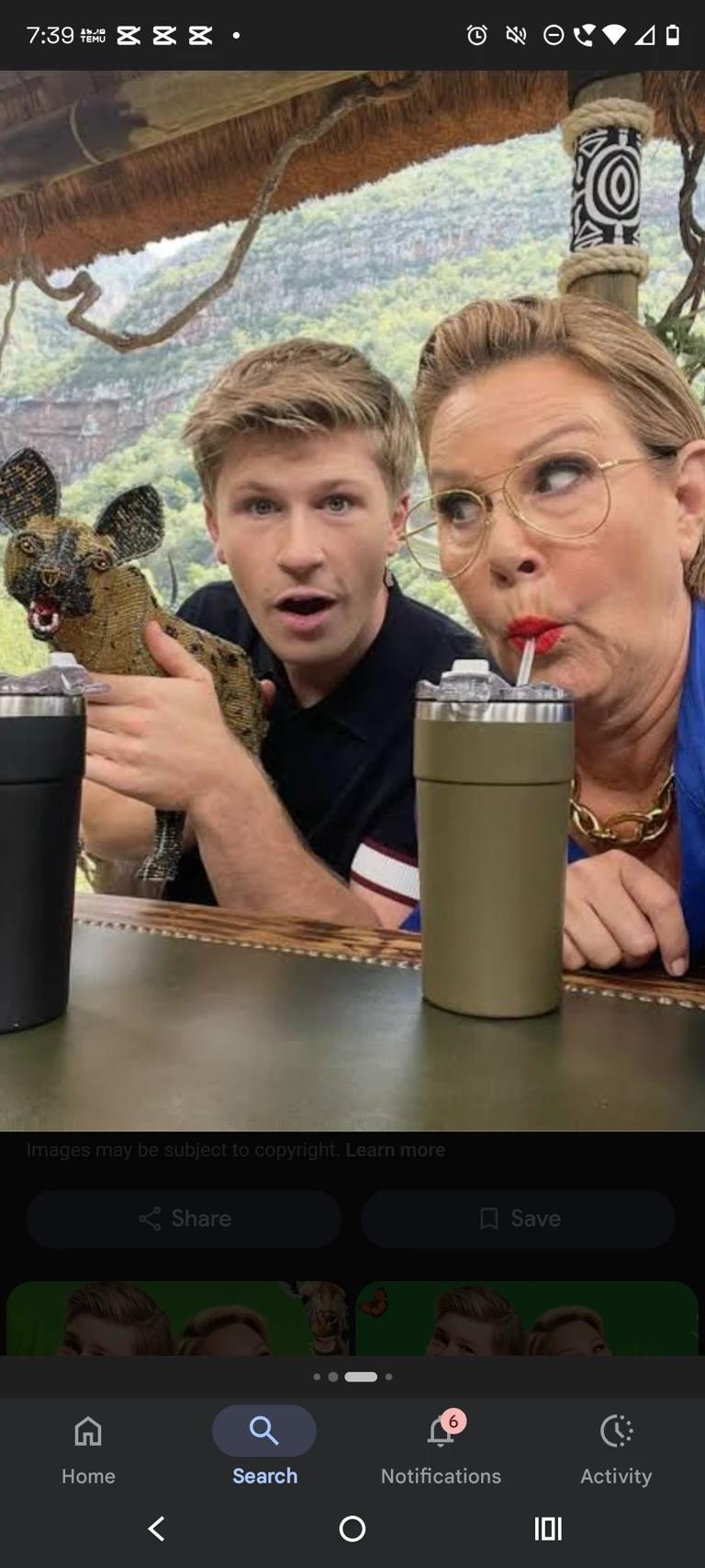 Robert Irwin and Julia Morris  thumbnail