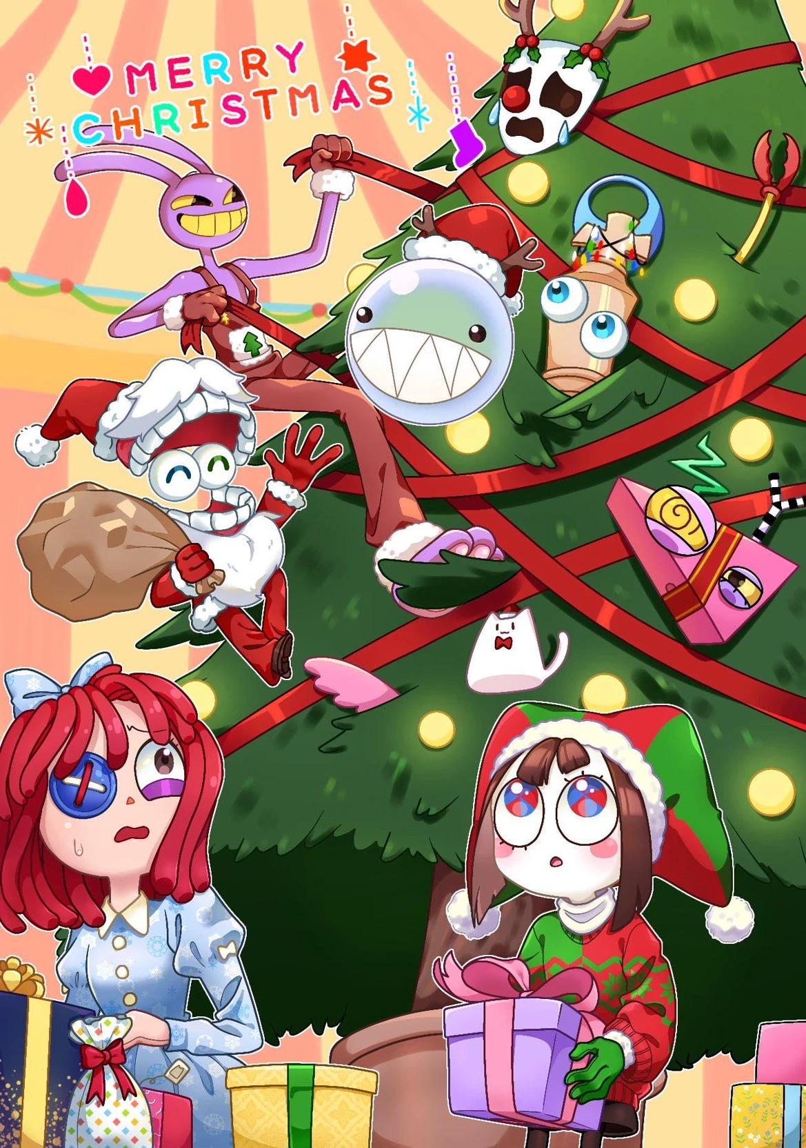the amizing digital circus christmas thumbnail