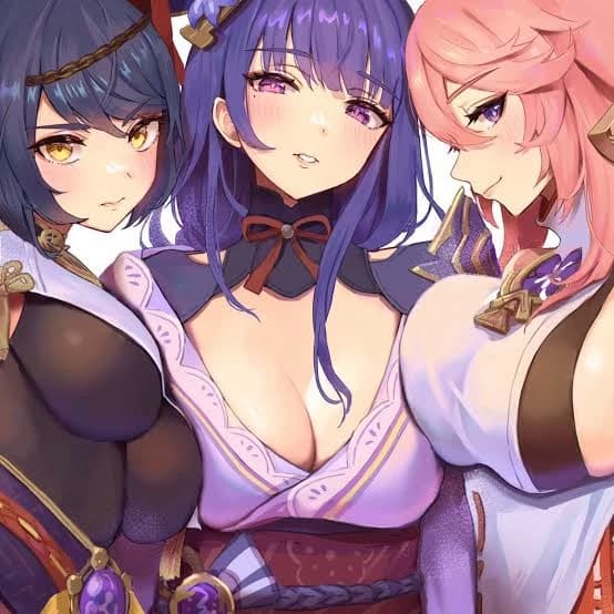 Ei, Kujo Sara and Yae Sakura thumbnail