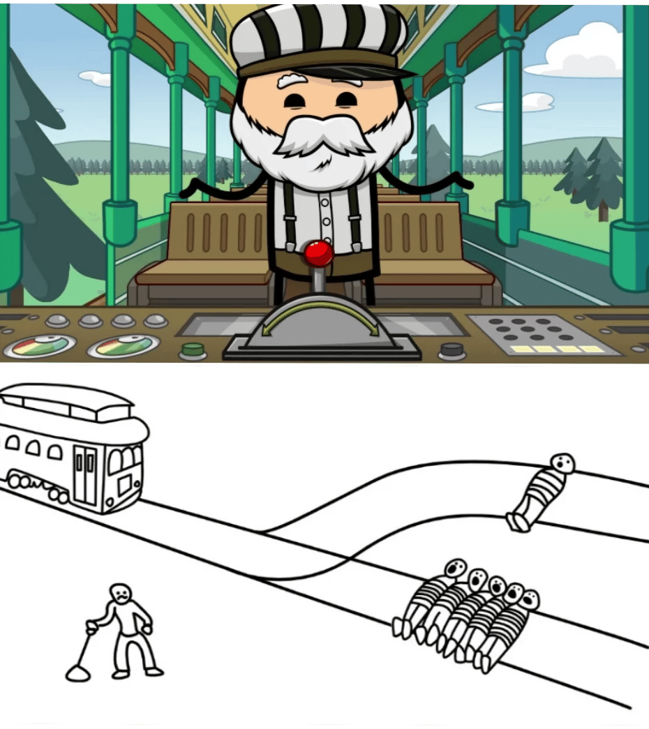 The trolley problem!  thumbnail