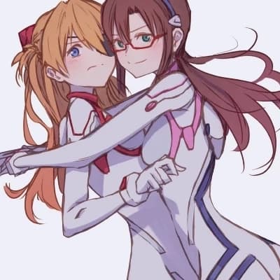 Asuka Langley and Mari thumbnail