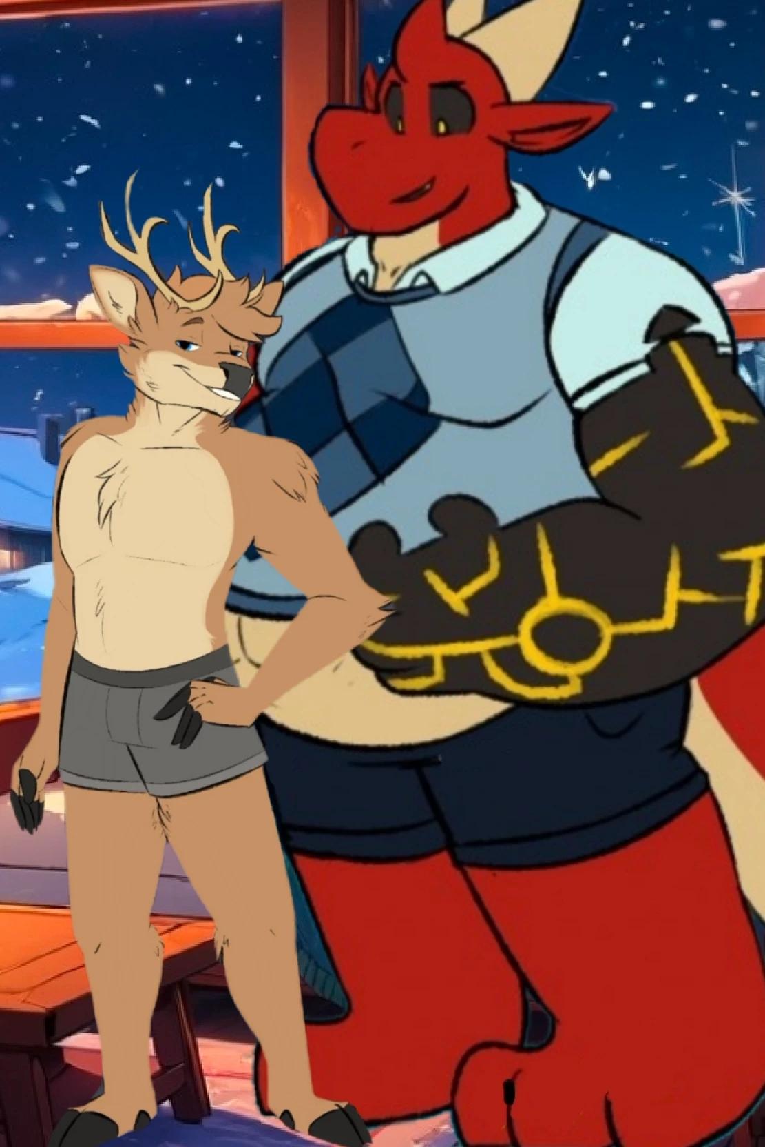 James and Buck (Christmas) thumbnail