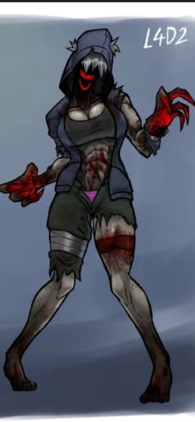 His original name was light but after being infected he was called hunter thumbnail