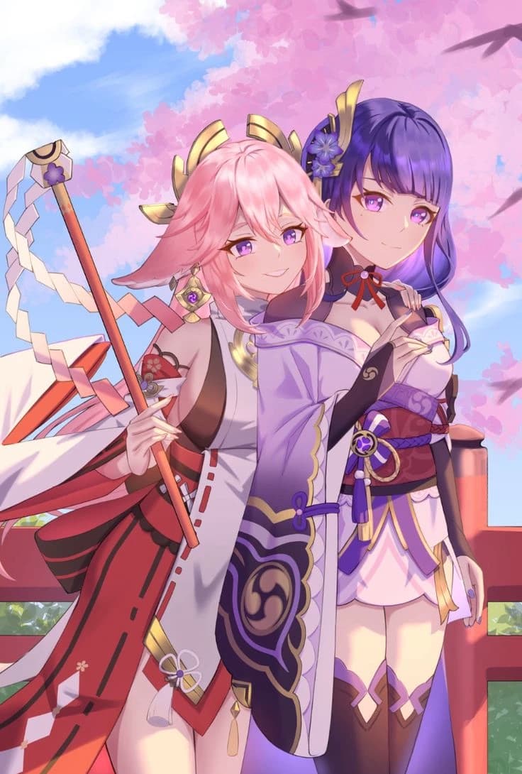 Yae Miko and Raiden Ei thumbnail