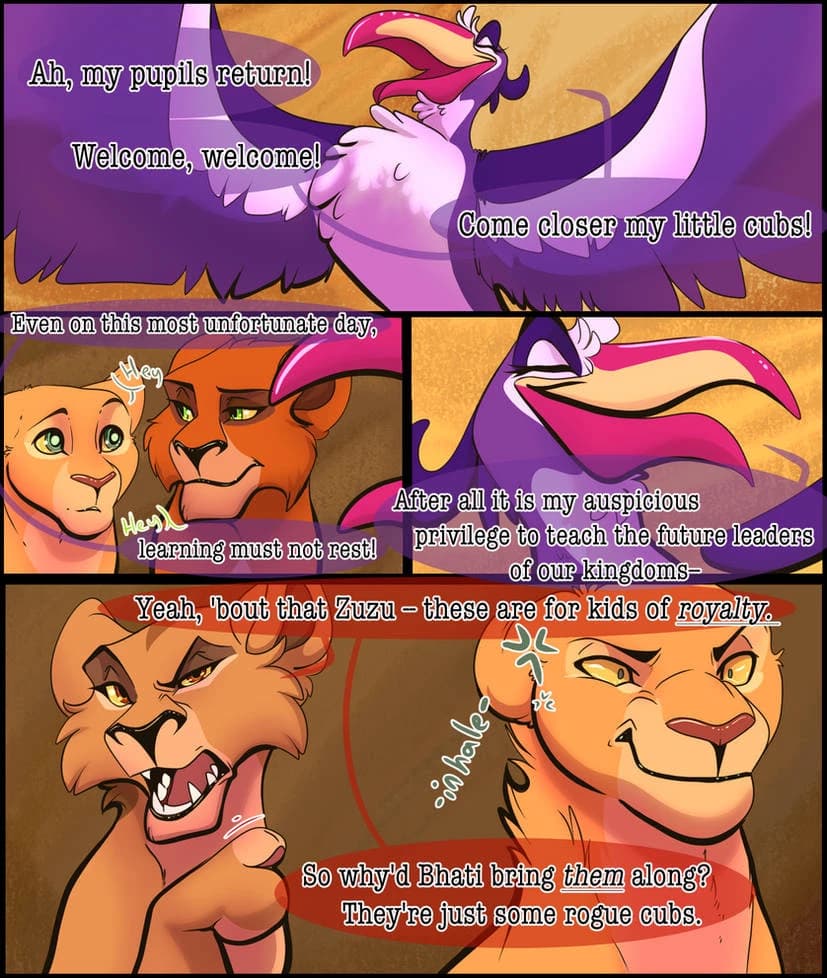 Lion king au- broken crown  thumbnail