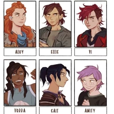 ✨|•Aloy, Ellie, Vi, Korra, Caitlyn, and Amity•| ;) thumbnail
