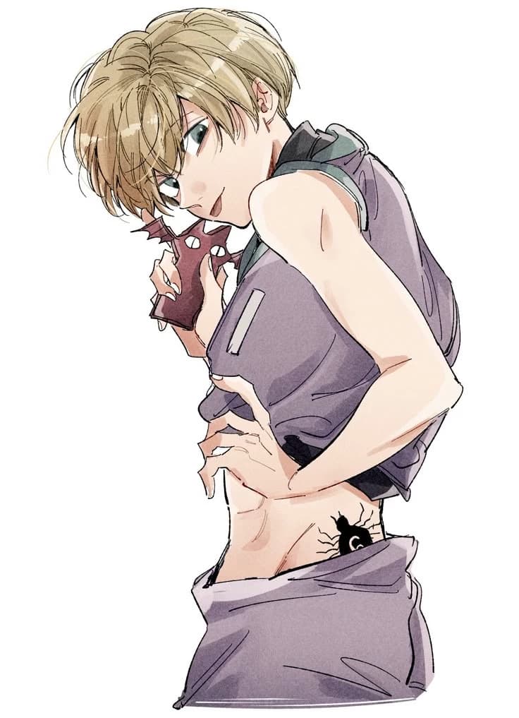 shalnark 👅 (but vampire :3) thumbnail