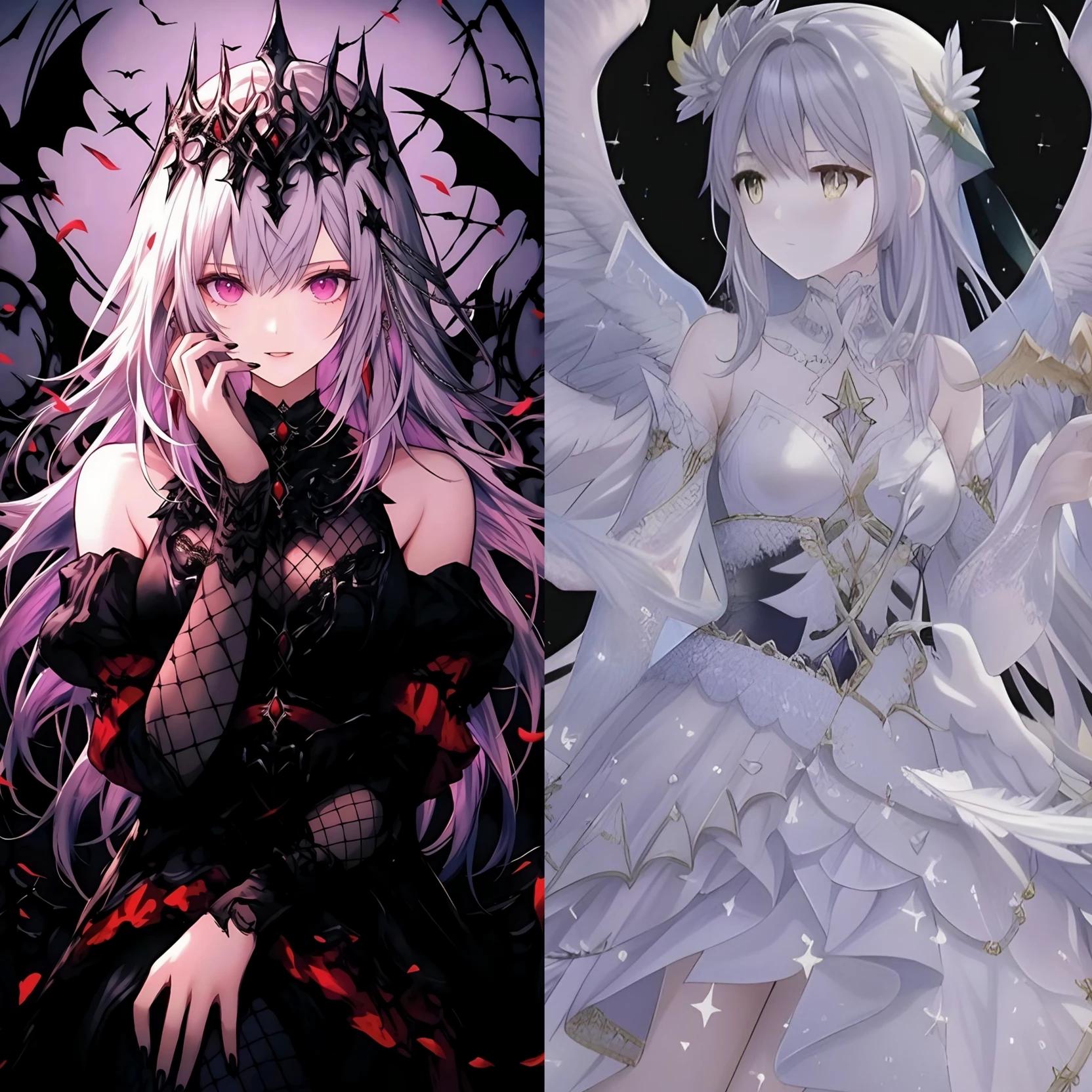 Angel Queen Aurelia and Demon Queen Mongana thumbnail