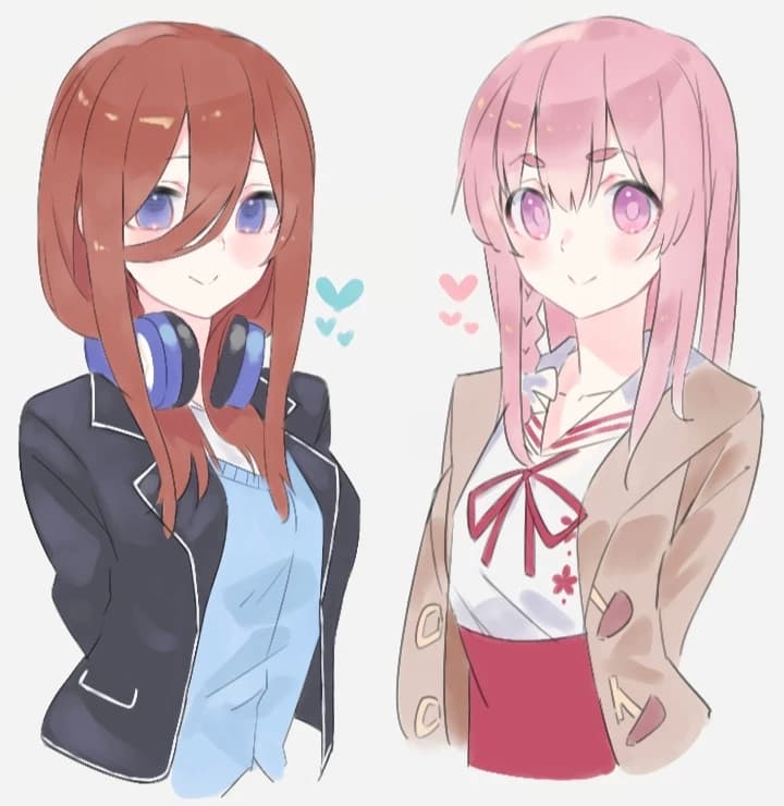 Miku Nakano and Sumi Sakurasawa thumbnail