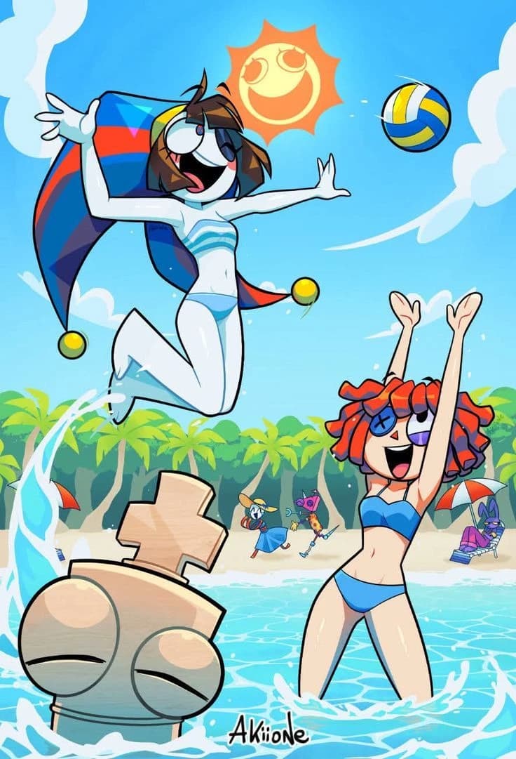At the beach with all the circus thumbnail