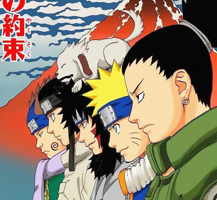 Kiba, Naruto, Shikamaru e Neji thumbnail
