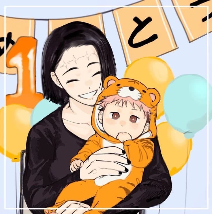 Itadori Kaori (the soul of kenjaku traps back in that body thumbnail