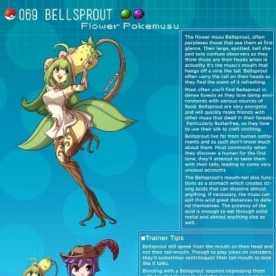 Bellsprout Monster Girl thumbnail
