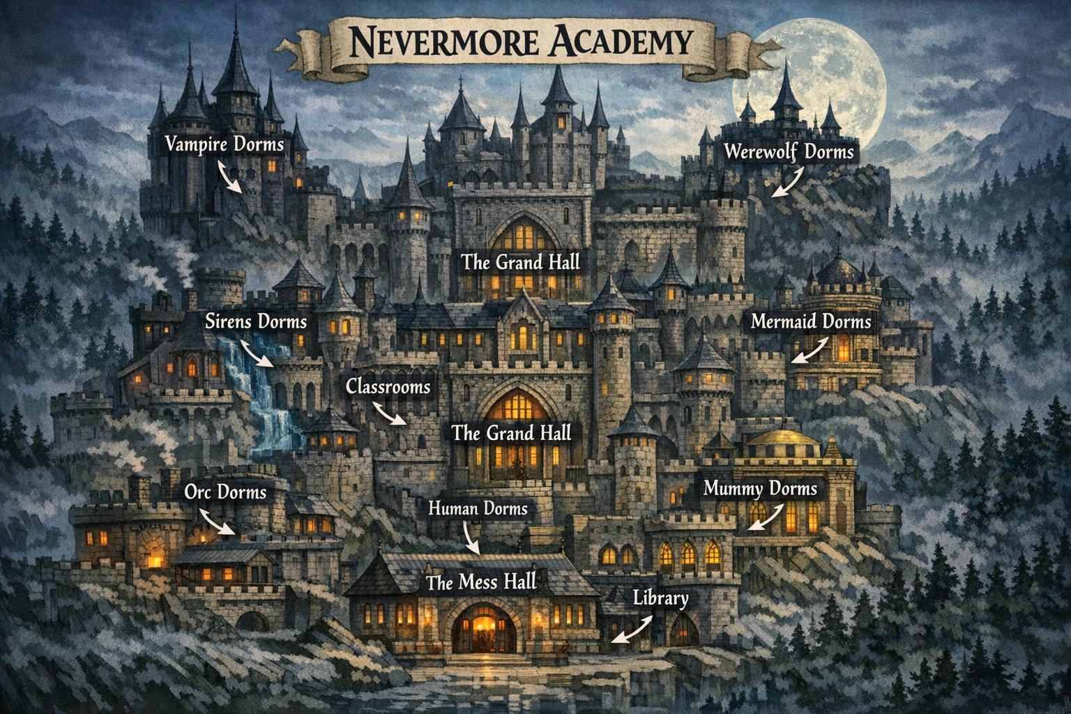 Nevemore Achademy thumbnail