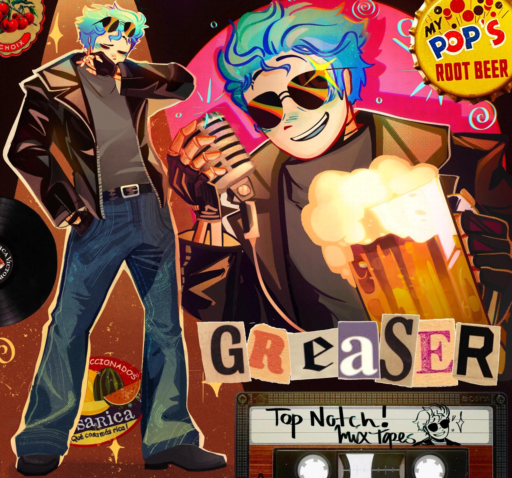 Greaser without. thumbnail