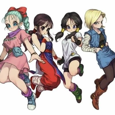 Chi-Chi, Bulma, Videl, Android 18 thumbnail