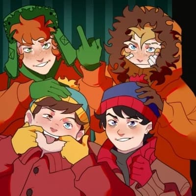 The South Park Boys (Kenny, Kyle, Stan, Cartman) thumbnail