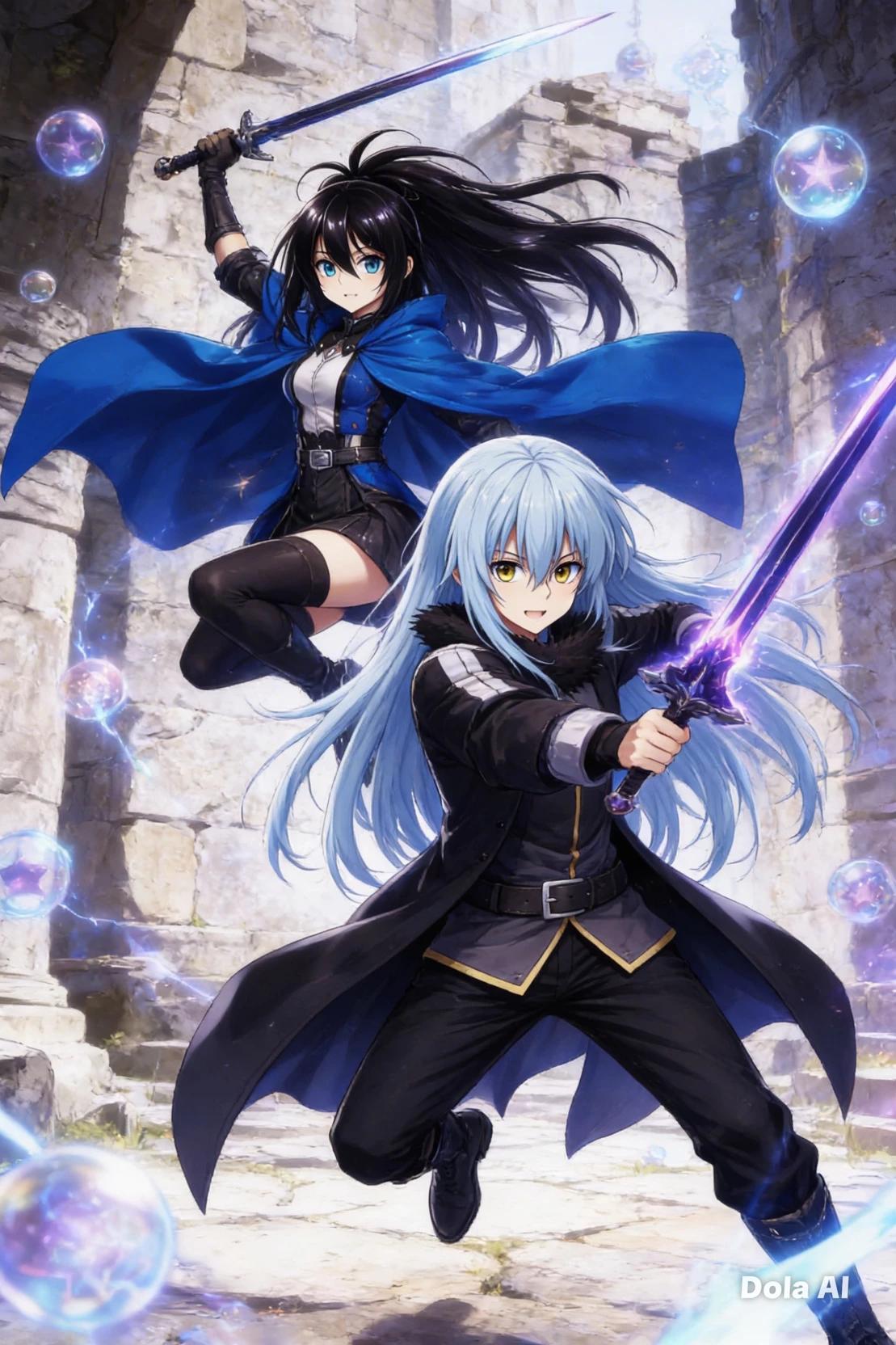 Rimuru Tempest Demon King and (the "Black Star Heroine") thumbnail