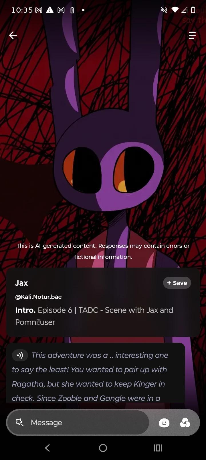 Jax tells you his feelings for pomni thumbnail