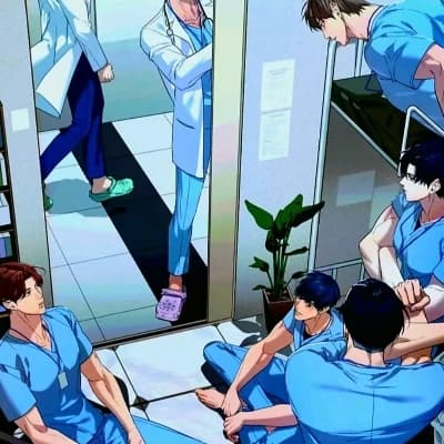 Medics and police officers thumbnail