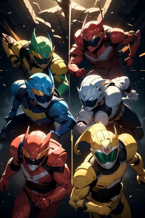 The dragon power rangers thumbnail