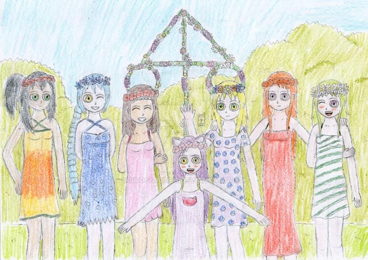Emilia and Olivia and Hikari and Airi and Anne and Emma and Natsumi  thumbnail