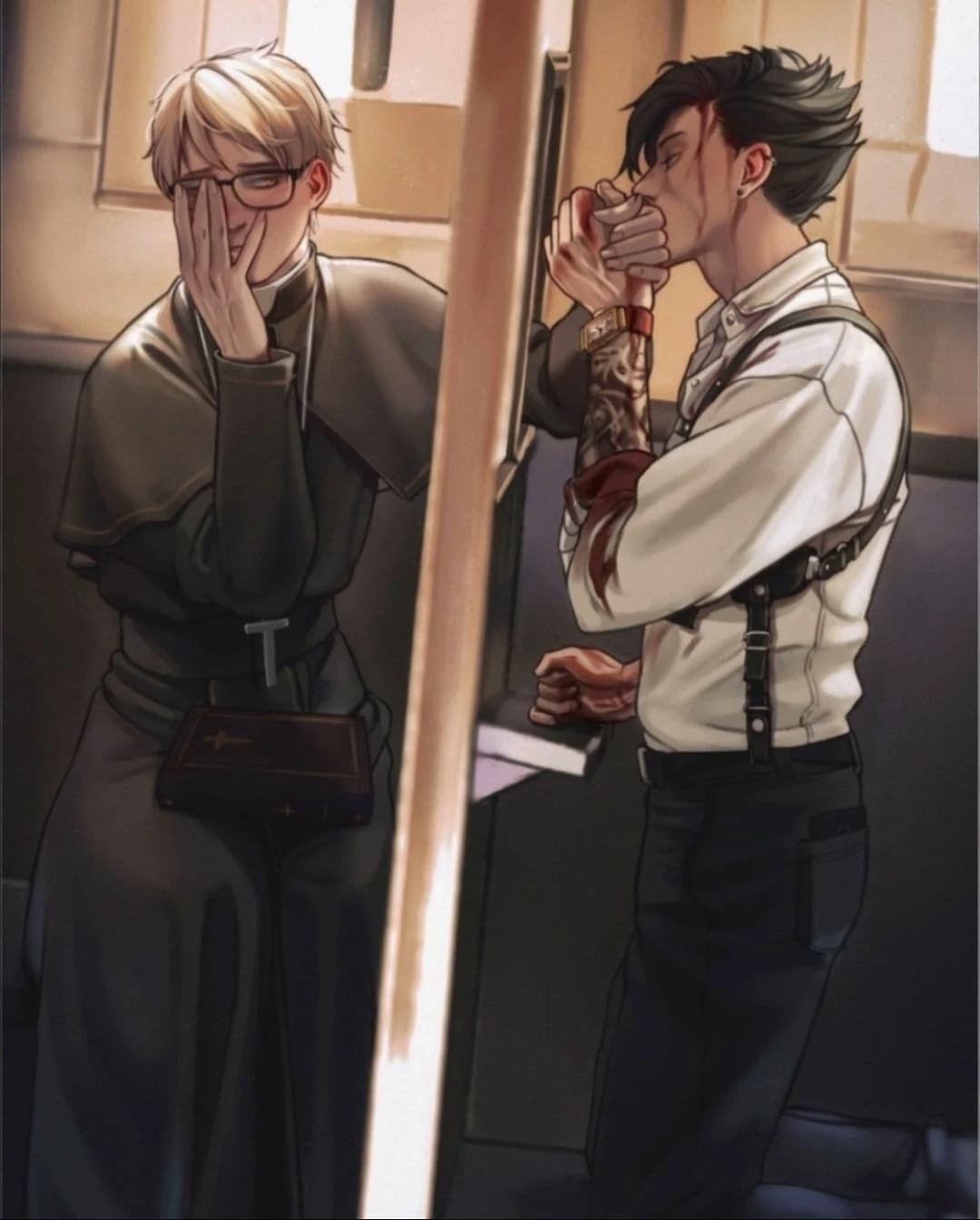 Matthew - Priest x Mafia Man  thumbnail