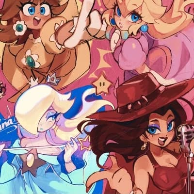 Super Mario Bros: Princess Peach, Princess Daisy, Pauline and Rosalina thumbnail