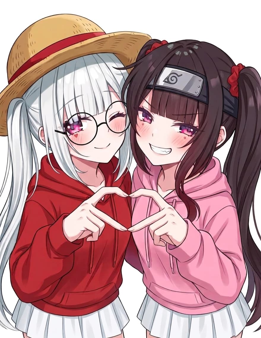Mischievous twins. thumbnail