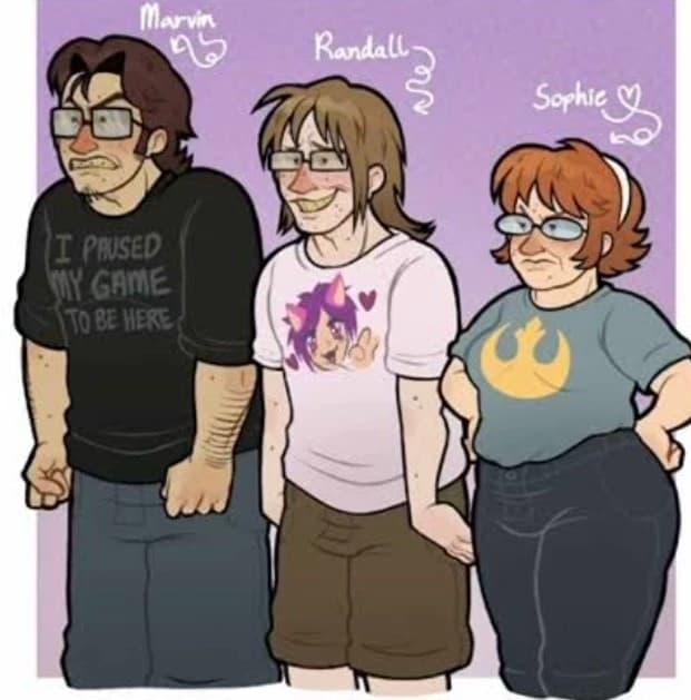 Marvin, Randal, and Sophie (geeky classmates) thumbnail
